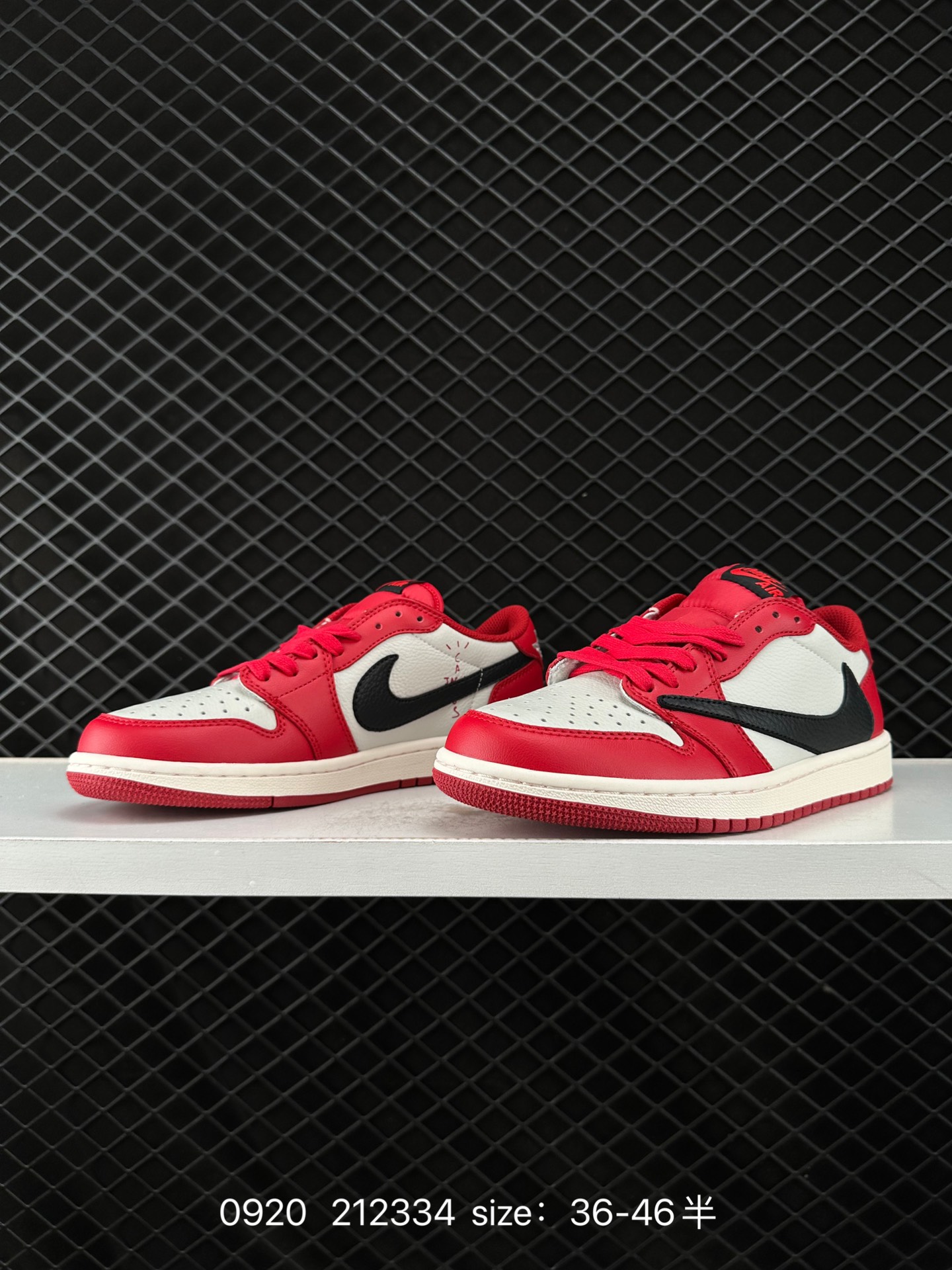 fragment design x Travis Scott x Nike Air Jordan 1 Low OG SP”Black/Green Toe“